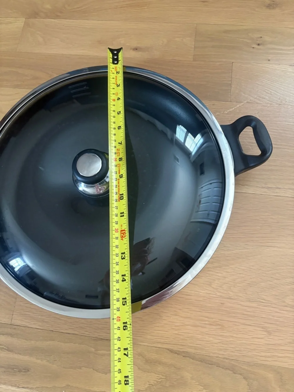 Ultrex Vantage XL Black Nonstick Saute Pan with Glass Lid